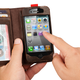 Illustration for article titled BookBook Case Makes Your iPhone 4 Smell of Rich Mahogany